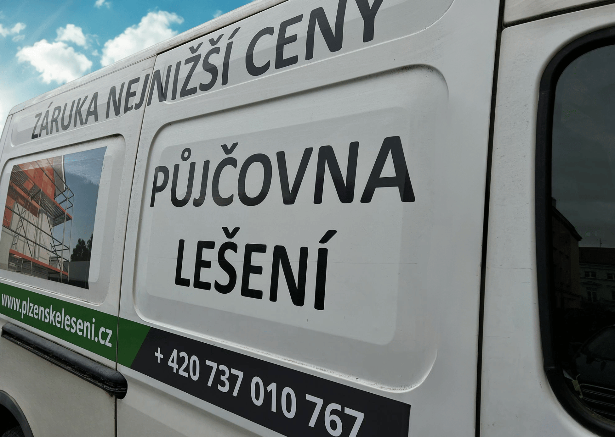 půjčovna lešení - záruka nejnižší ceny